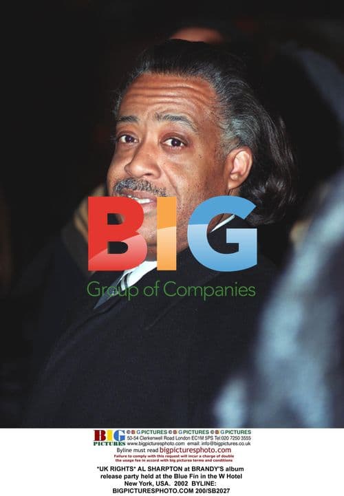 Al Sharpton at Brandy's Album Release Party