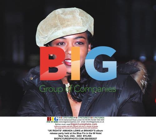 AMANDA LEWIS at BRANDY's album release party