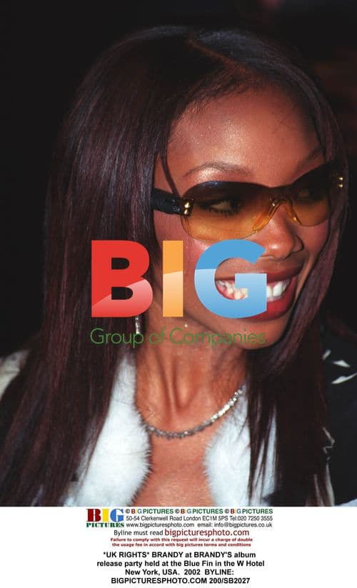 BRANDY at album release party in New York