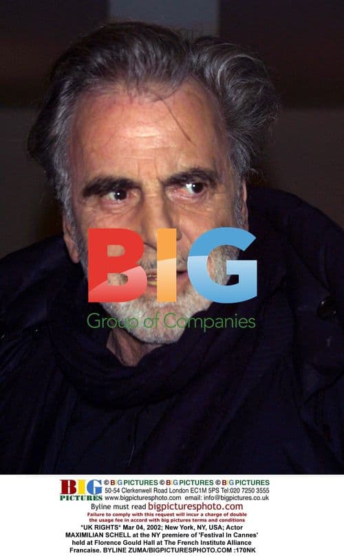 Maximilian Schell at 'Festival In Cannes' NY Premiere