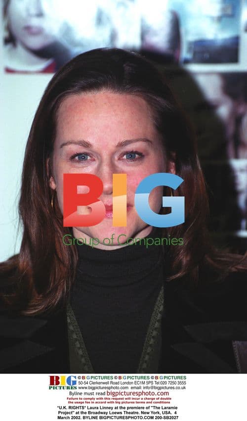 Laura Linney at "The Laramie Project" premiere
