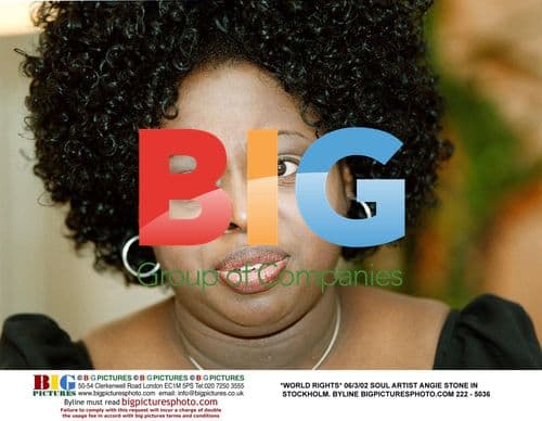 Soul artist Angie Stone in Stockholm