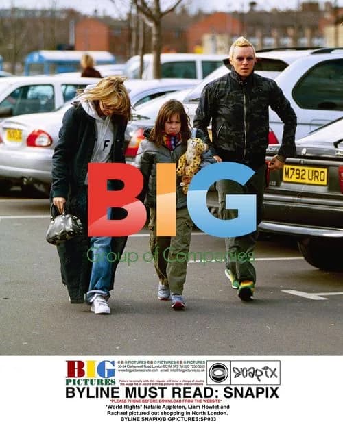 Natalie Appleton, Liam Howlet and Rachael Shopping