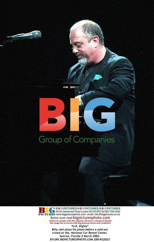 Billy Joel Performing at National Car Rental Center