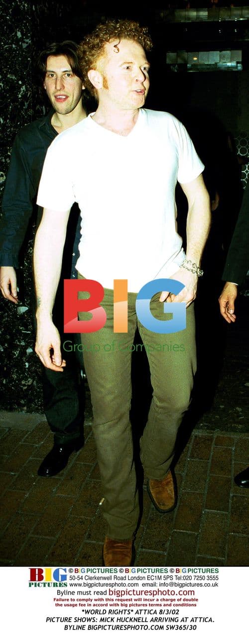 Mick Hucknell Arrives at Attica