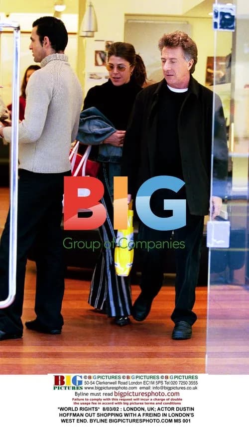 Dustin Hoffman Shopping in London