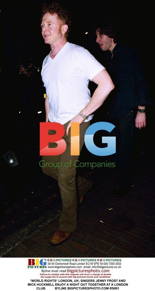 Jenny Frost and Mick Hucknell Night Out