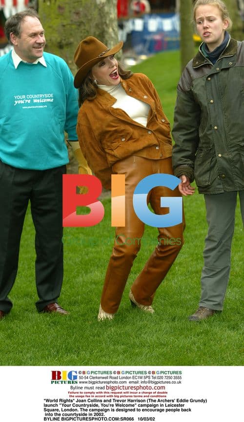 Joan Collins and Trevor Harrison launch countryside campaign