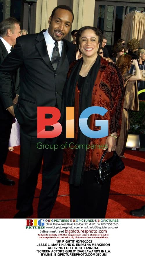 Jesse L. Martin and S. Empatha Merkeson at SAG Awards