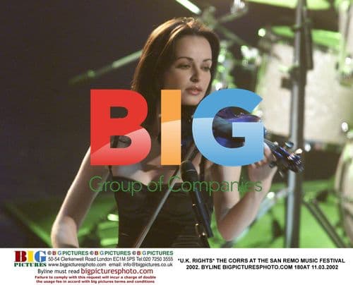 The Corrs at the San Remo Music Festival 2002