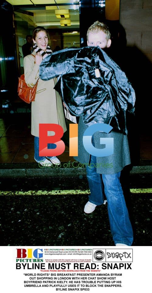 Amanda Byram & Patrick Kielty Out Shopping in London
