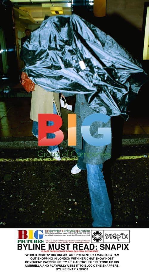 Amanda Byram and Patrick Kielty out in London