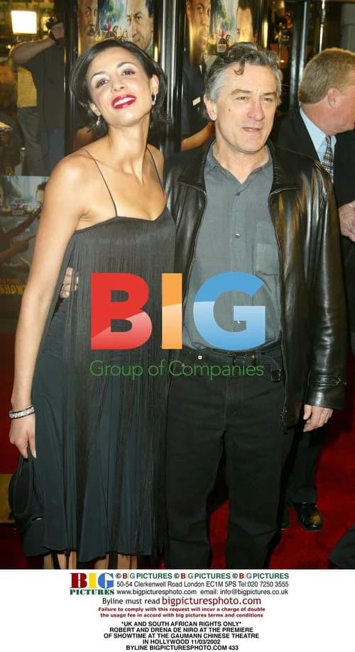 Robert and Drena De Niro at Showtime Premiere