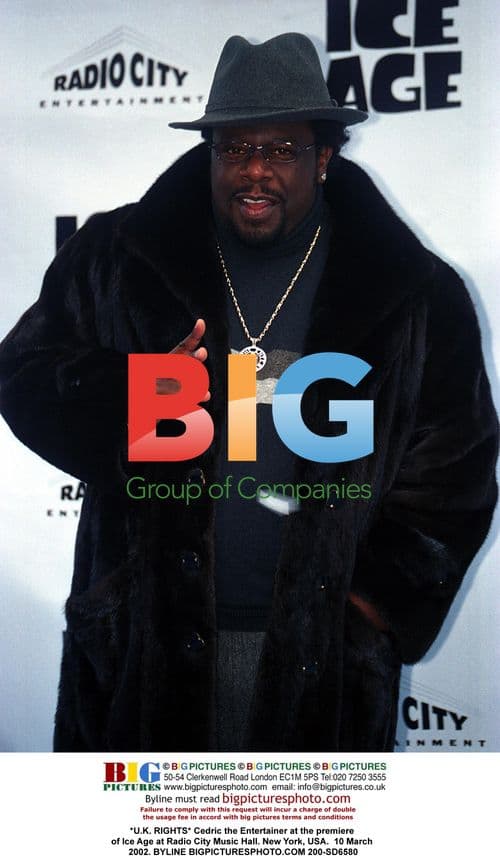 Cedric the Entertainer at Ice Age Premiere