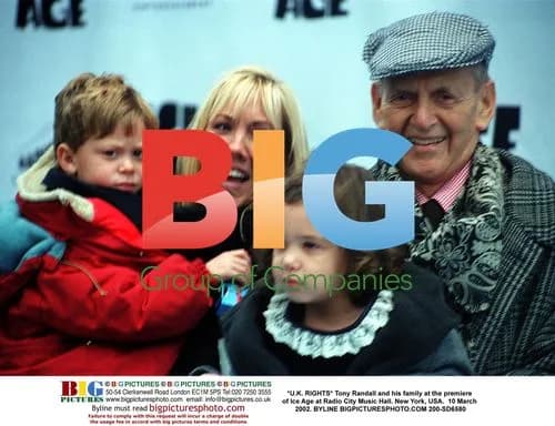 Tony Randall and family at Ice Age premiere