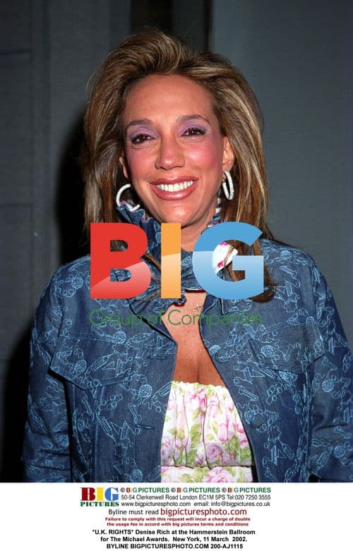 Denise Rich at the Michael Awards, 2002