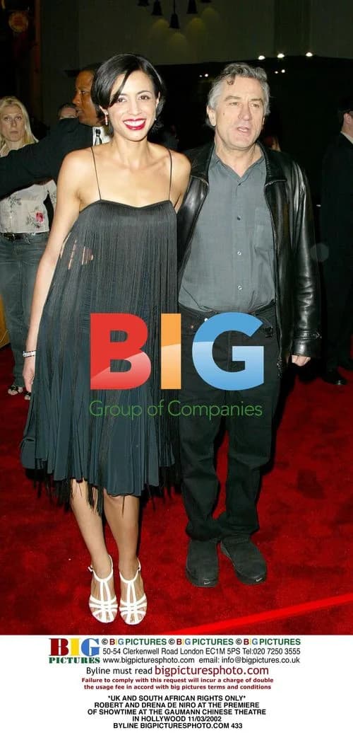 Robert and Drena De Niro at Showtime Premiere