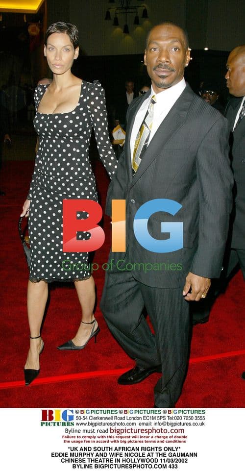 Eddie Murphy and wife Nicole at Gaumann Theatre