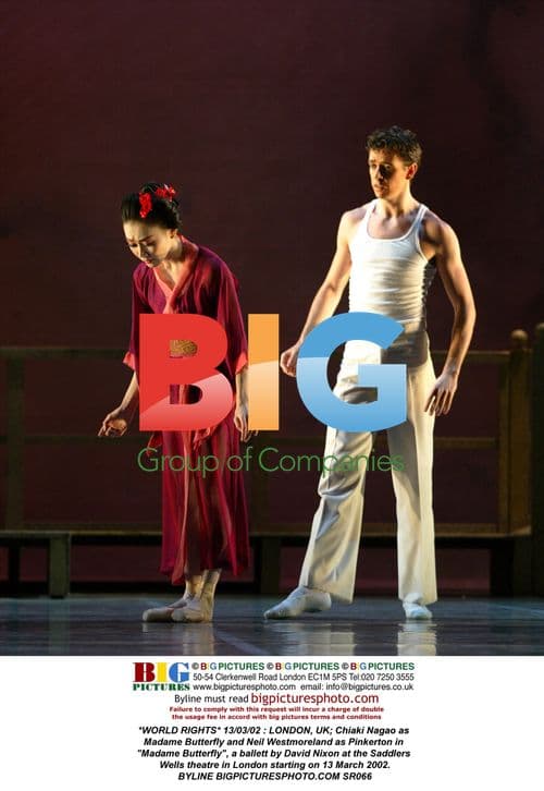 Chiaki Nagao and Neil Westmoreland in "Madame Butterfly" ballet