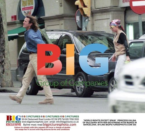 Princess Kalina and Boyfriend in Barcelona