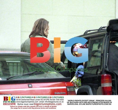 Princess Kalina and boyfriend in Barcelona