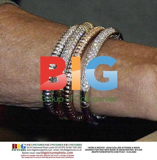 Joan Collins at Book Signing in Manchester