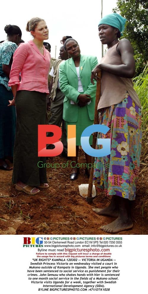 Princess Victoria in Uganda