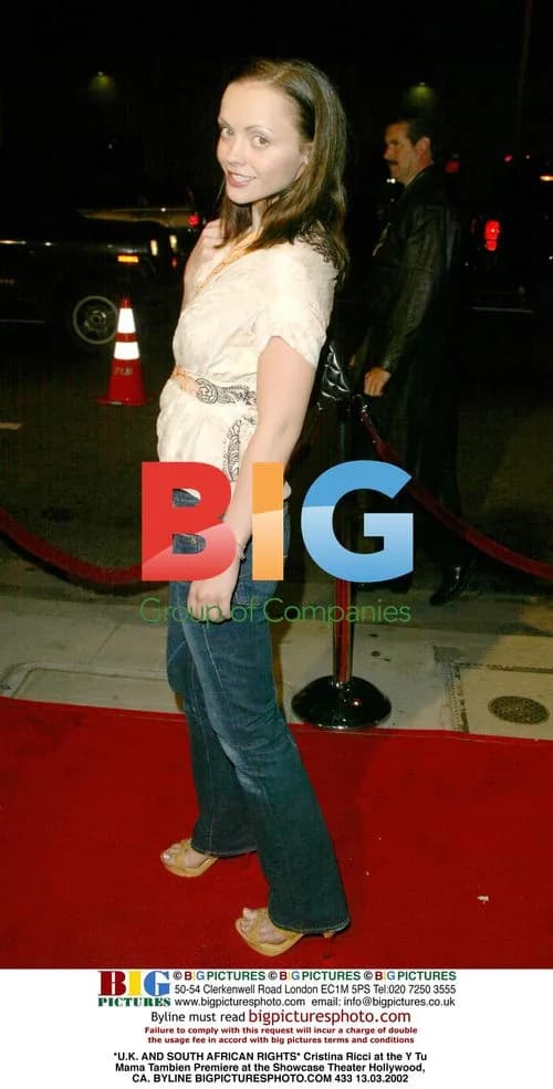 Cristina Ricci at Y Tu Mama Tambien Premiere