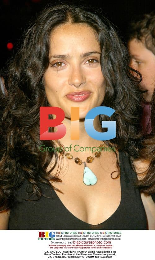 Salma Hayek at Y Tu Mama Tambien Premiere