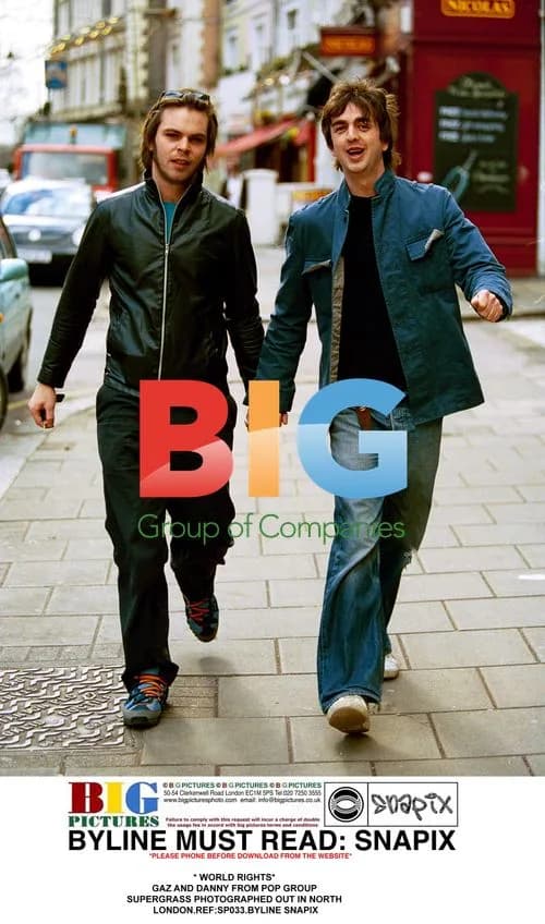 Supergrass Band Members Gaz and Danny Photographed
