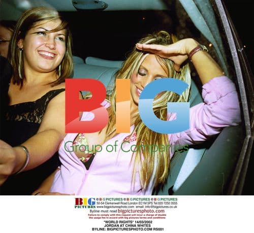 Jordan at China Whites in pink tracksuit