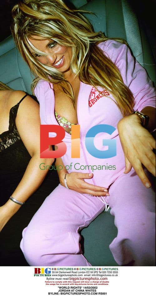 Jordan at China Whites in Pink Tracksuit