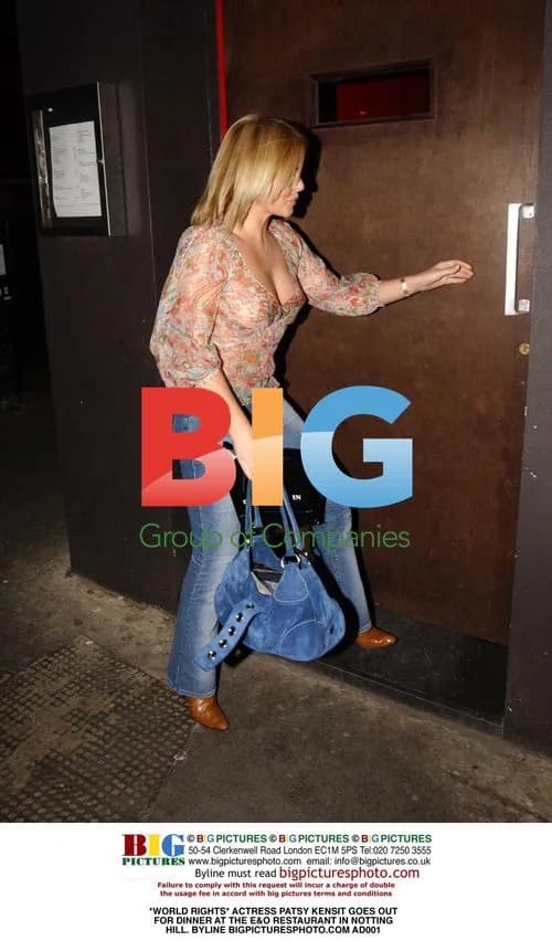 Patsy Kensit Dines at E&O Restaurant