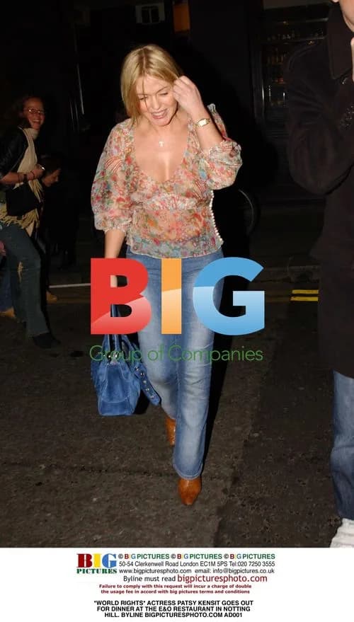 Patsy Kensit Dines at E&O Restaurant in Notting Hill