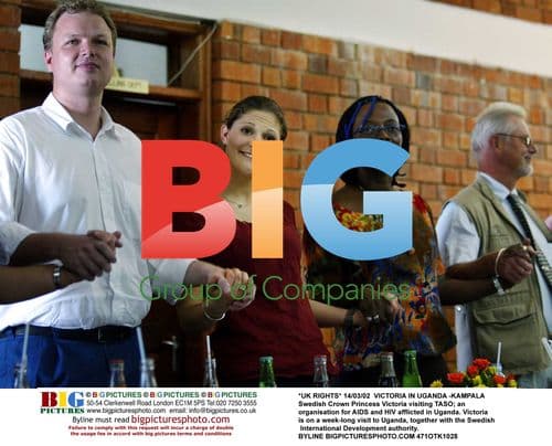 Princess Victoria visits TASO in Uganda