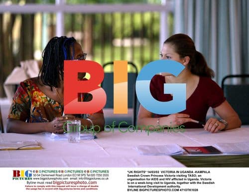 Princess Victoria visits TASO in Uganda