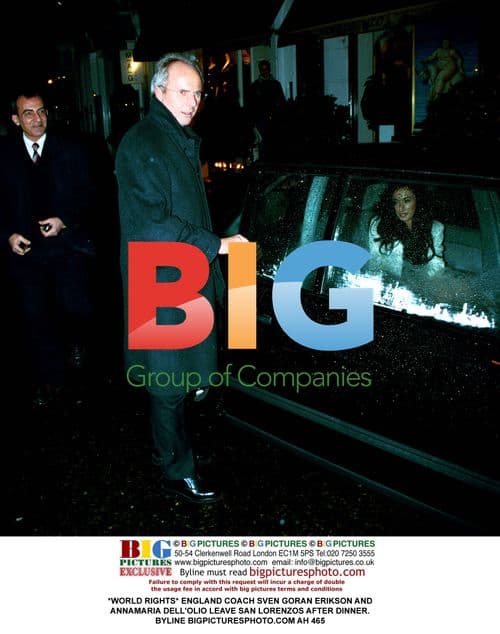 Erikson and Dell'Olio leave dinner