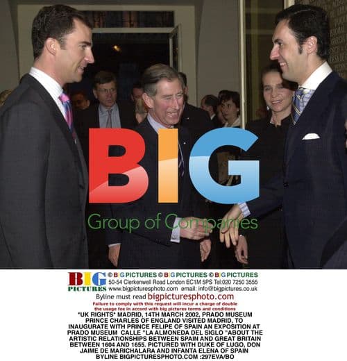 Prince Charles Visits Prado Museum with Spanish Royalty