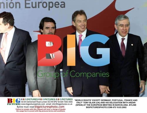 Tony Blair and Spanish Delegation at European Meeting