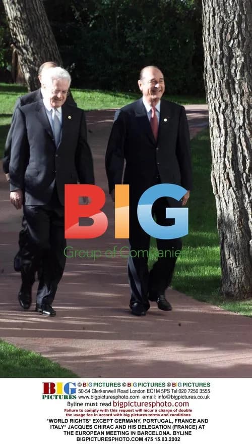 Jacques Chirac at European Meeting in Barcelona
