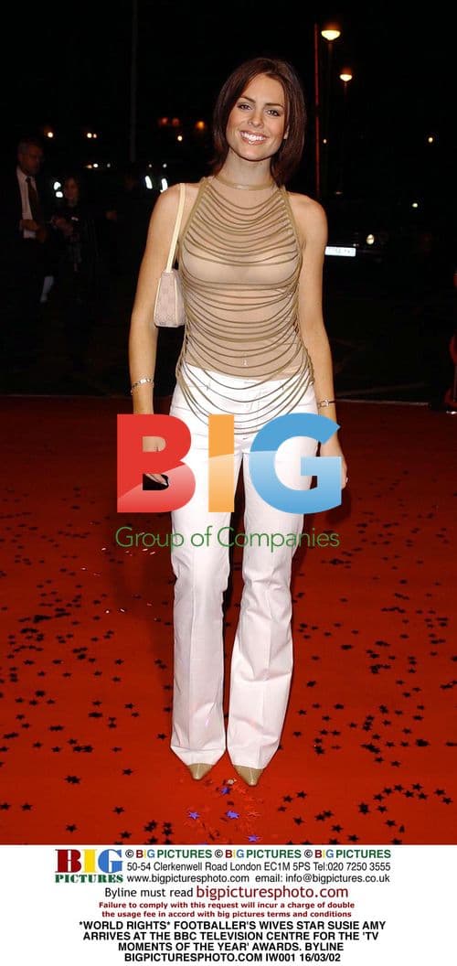 Susie Amy arrives at 'TV Moments' awards