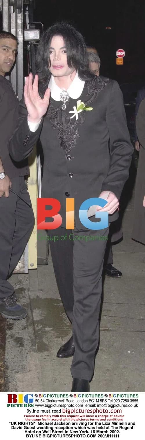 Michael Jackson at Liza Minnelli wedding