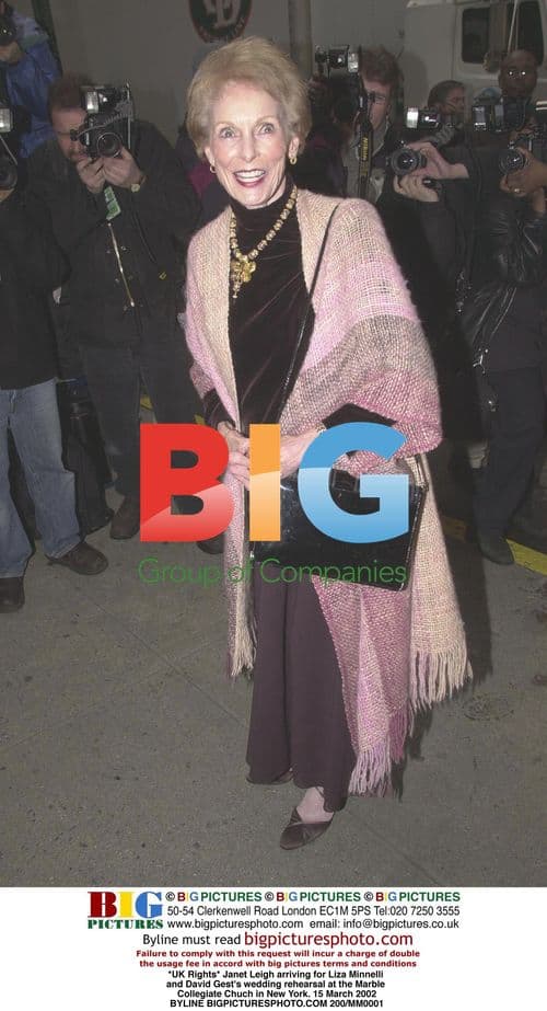 Janet Leigh at Liza Minnelli's Wedding