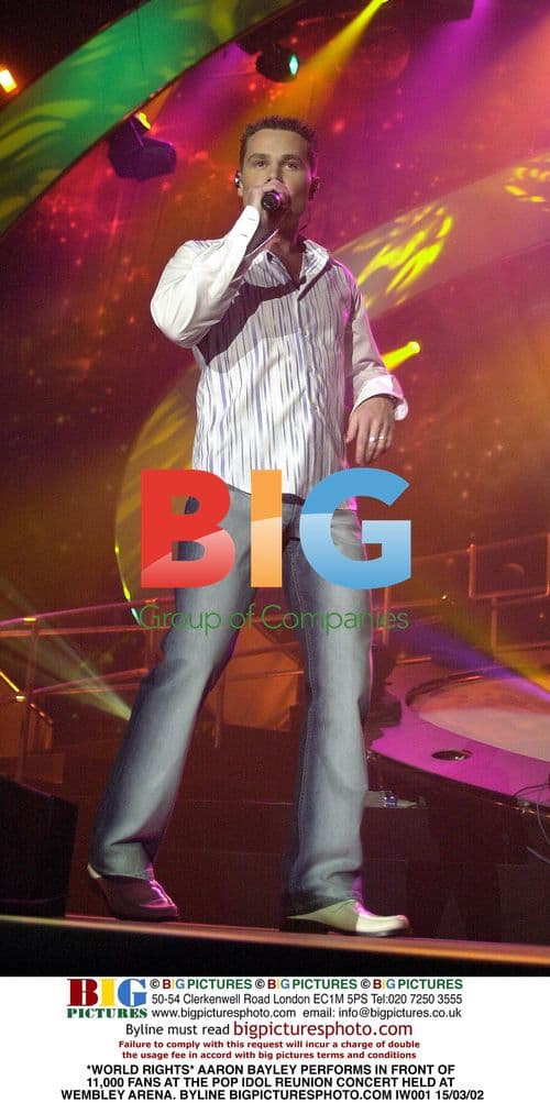 Aaron Bayley Performs at Pop Idol Reunion Concert