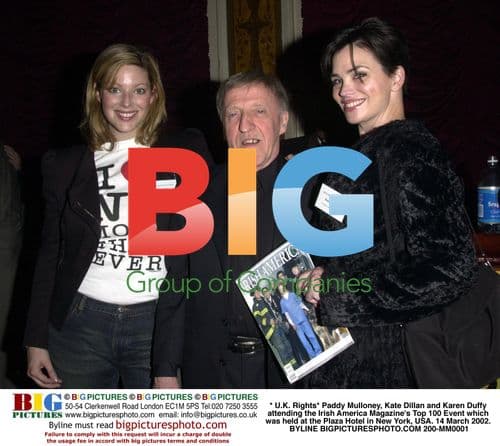 Paddy Mulloney, Kate Dillan and Karen Duffy at Irish America Magazine's Top 100 Event