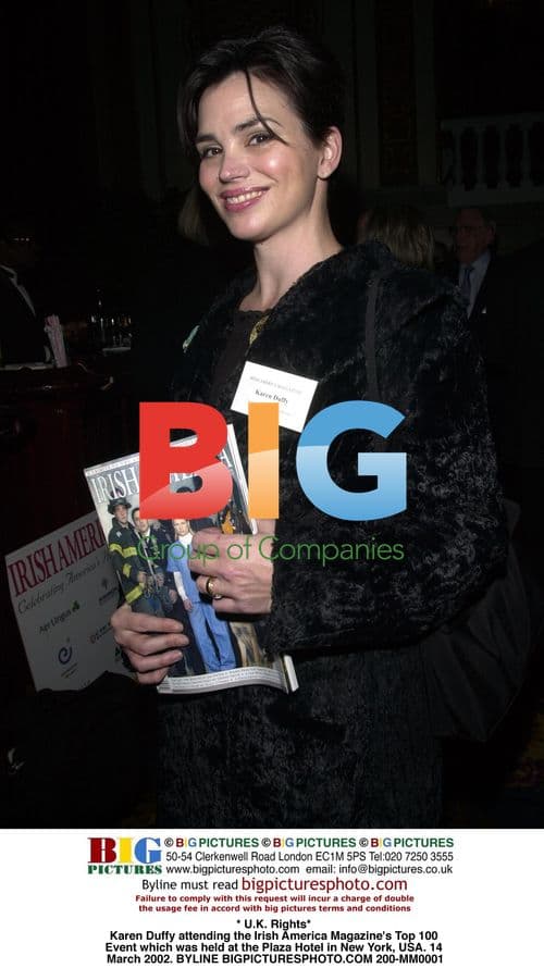 Karen Duffy at Irish America Magazine\'s Top 100 Event