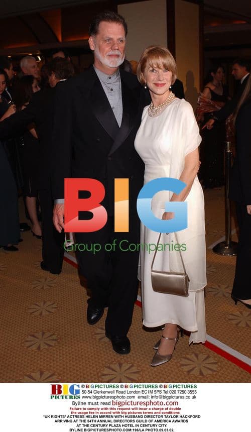 Helen Mirren and Taylor Hackford at DGA Awards