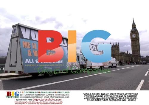 Ali G Advertising Vans in Westminster