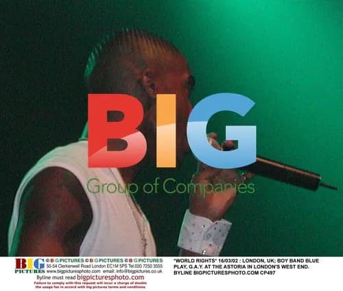 Boy Band Blue Performs at London's Astoria