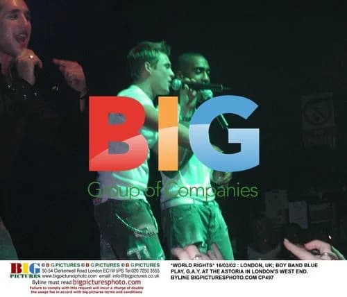 Boy Band Blue Performs at G.A.Y. in London
